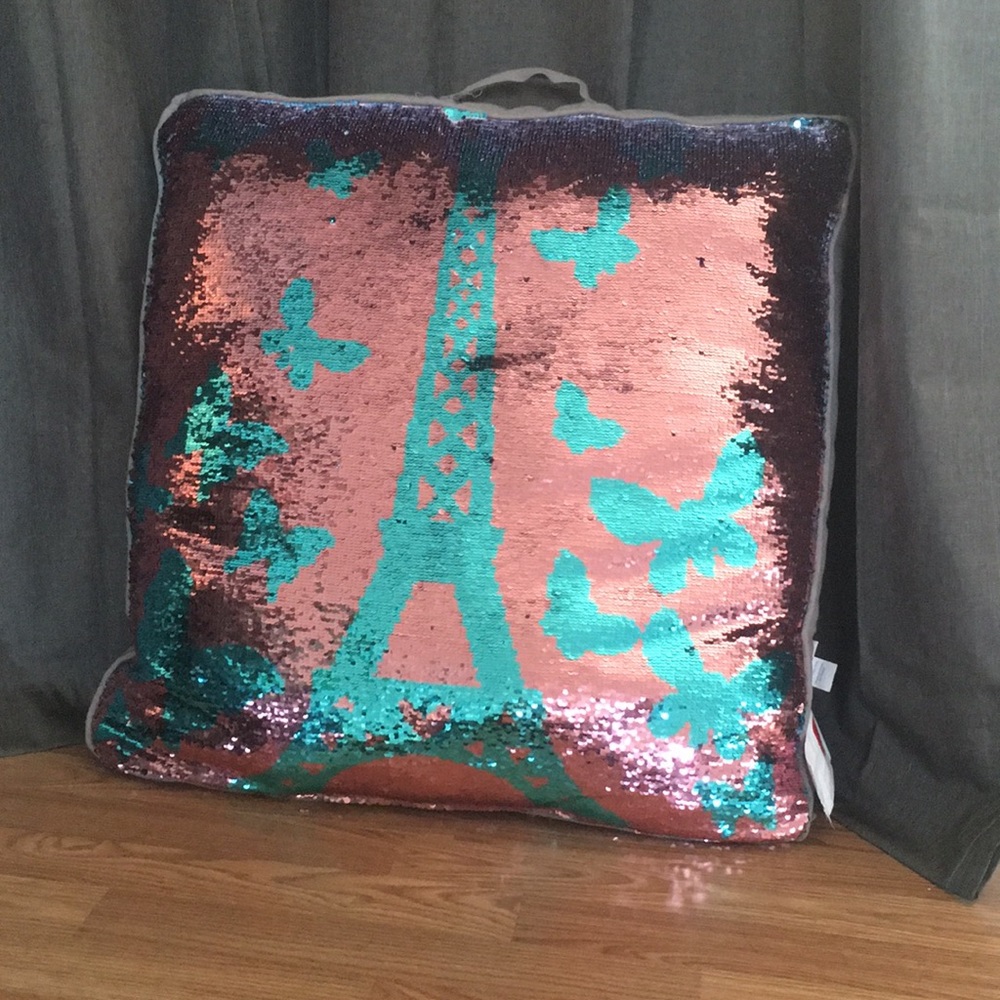 Sequin Paris Pillow